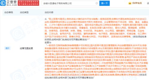 奇瑞控股關聯公司業務拓展，新增供應鏈管理服務及電子商務平臺運營